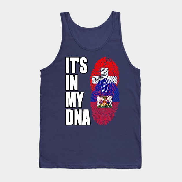 Switzerland And Haitian Mix DNA Heritage Tank Top by Just Rep It!!